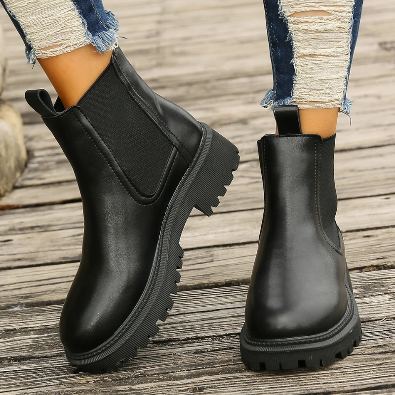 EVELINE - Robuste Chelsea-Stiefel