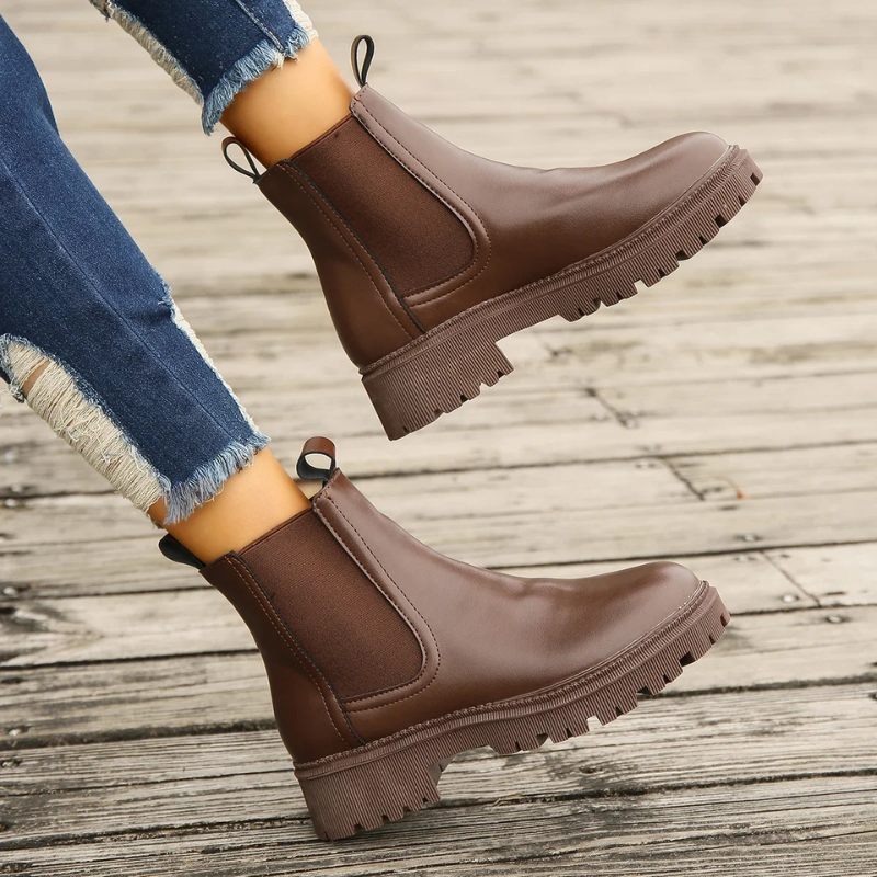 EVELINE - Robuste Chelsea-Stiefel