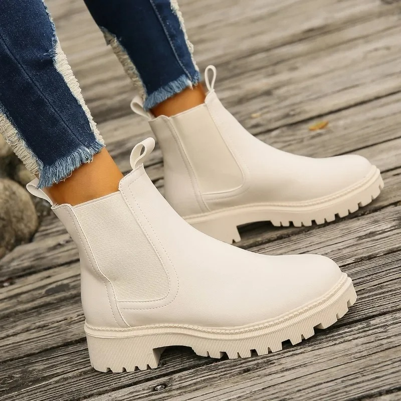 EVELINE - Robuste Chelsea-Stiefel