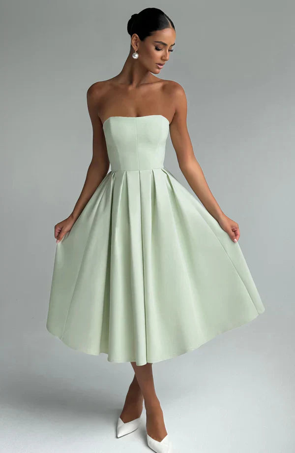 LAILA-MARIE | Curve Torch Midi-Kleid