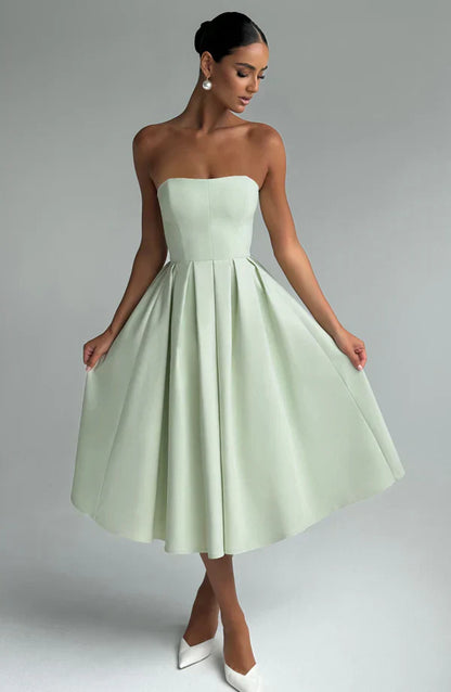 LAILA-MARIE | Curve Torch Midi-Kleid