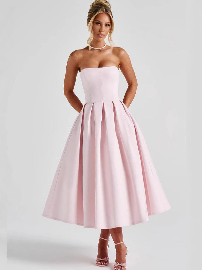 LAILA-MARIE | Curve Torch Midi-Kleid