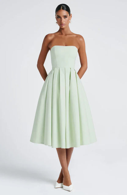 LAILA-MARIE | Curve Torch Midi-Kleid