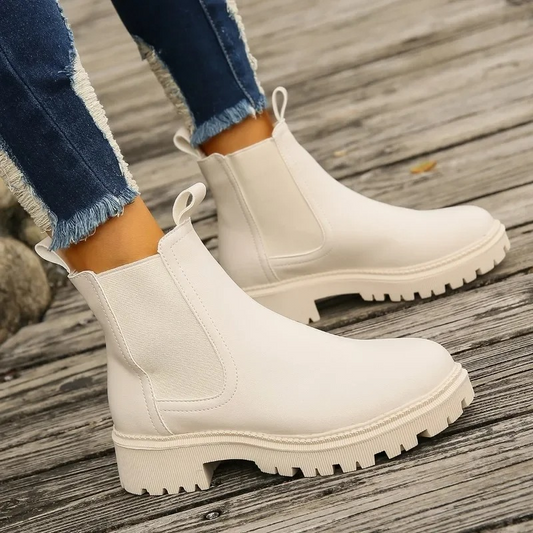 EVELINE - Robuste Chelsea-Stiefel