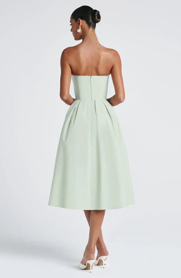 LAILA-MARIE | Curve Torch Midi-Kleid
