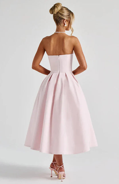 LAILA-MARIE | Curve Torch Midi-Kleid