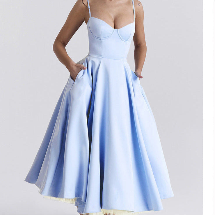 YLIANA | Romantisches Sommer-Midikleid