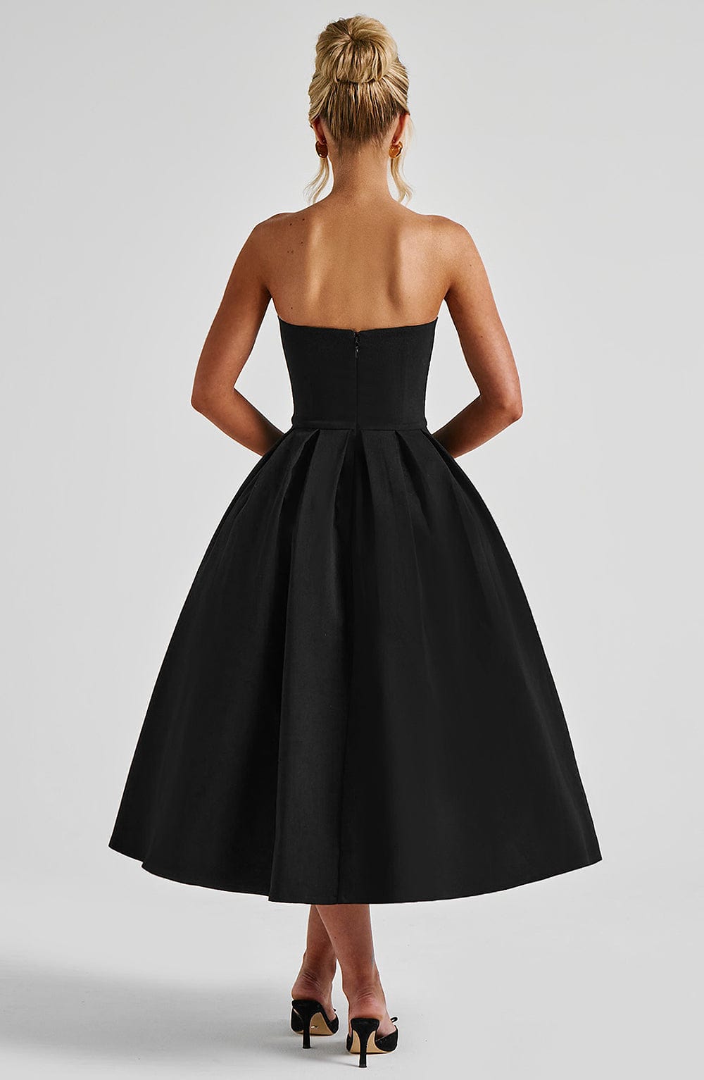 LAILA-MARIE | Curve Torch Midi-Kleid