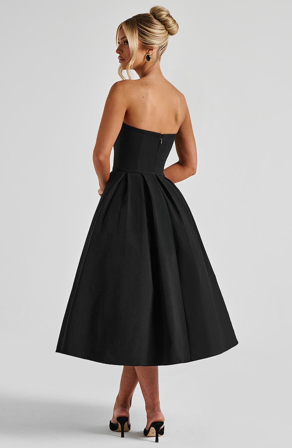 LAILA-MARIE | Curve Torch Midi-Kleid