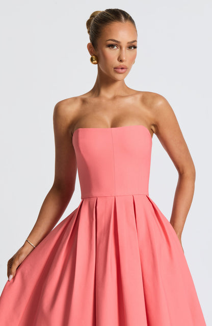 LAILA-MARIE | Curve Torch Midi-Kleid