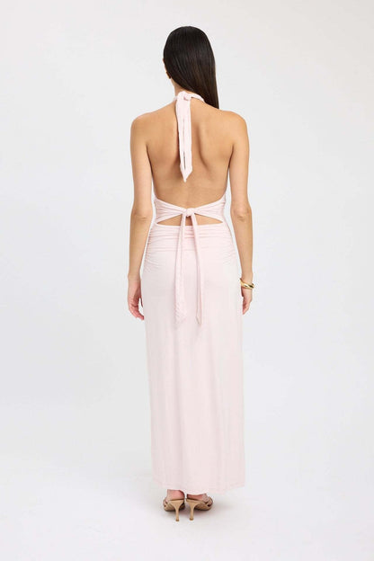 CARMEN | Maxikleid mit Geraffter Taille