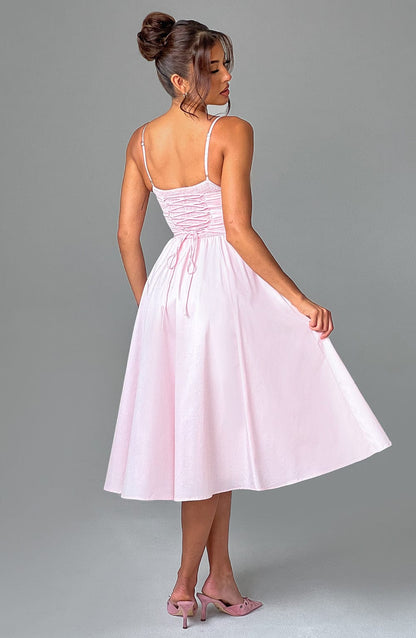 MAILEEN | Elegantes Midikleid im Korsett-Stil