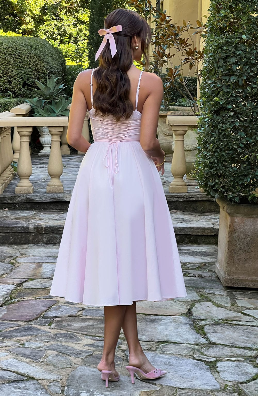 MAILEEN | Elegantes Midikleid im Korsett-Stil