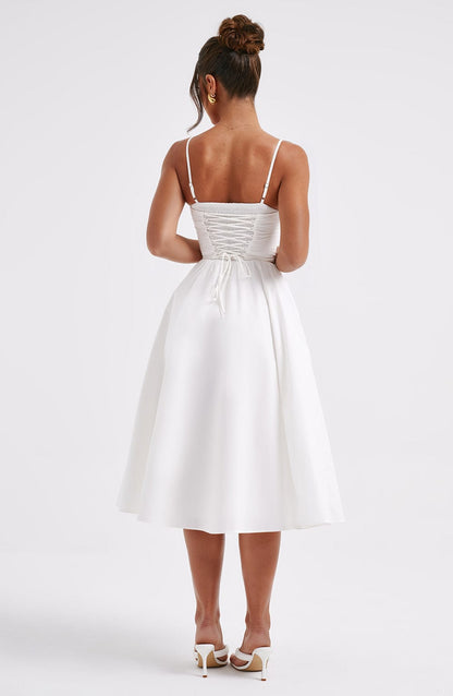 MAILEEN | Elegantes Midikleid im Korsett-Stil